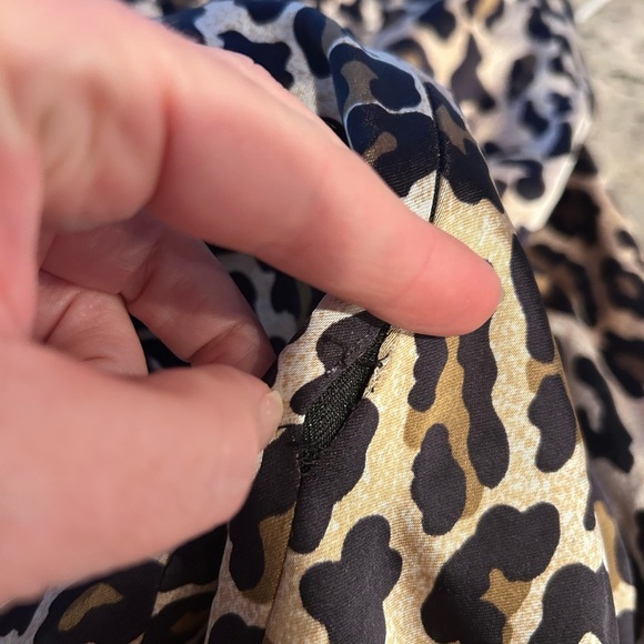 Vintage Y2K Cache cheetah leopard print bodycon tight mini dress size 2 - Picture 8 of 8